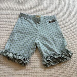 Matilda Jane Blue and Green Polka Dot Shorts